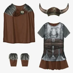 Dress Up by Design Costumes*Girls Viking Queen Dressing-Up Costume