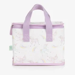 Powell Craft Lunch Accessories*Girls White & Purple Unicorn Lunch Bag (21cm)