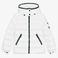 Moncler Enfant Coats & Jackets*Girls White Bady Down Padded Puffer Jacket