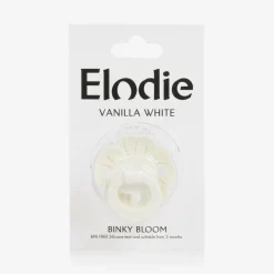 Elodie Feeding Accessories|Sleeping Accessories*Girls White Binky Bloom Dummy VanillaWhite