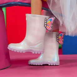 Sophia Webster Mini Rain Boots|Rain Boots*Girls White Butterfly Rain Boots