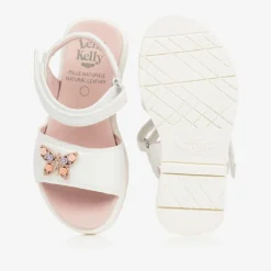 Lelli Kelly Sandals|Sandals*Girls White Butterfly Sandals