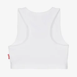 Claesens Underwear*Girls White Cotton Bra Top