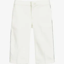 Gucci Trousers*Girls White Cotton Culottes