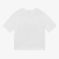 Dolce amp; Gabbana Tops*Girls White Cotton DG T-Shirt