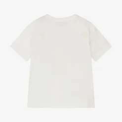 Stella McCartney Kids Tops*Girls White Cotton Fairies T-Shirt
