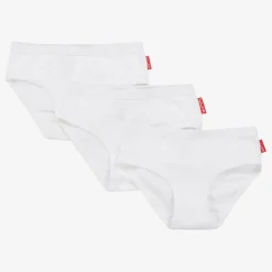 Claesens Underwear*Girls White Cotton Knickers (3 Pack)