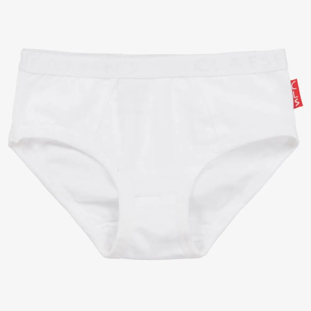 Claesens Underwear*Girls White Cotton Knickers (3 Pack)
