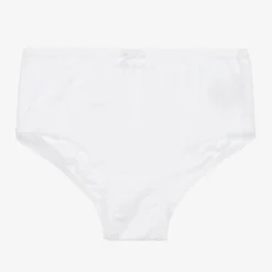 Childrensalon Essentials Underwear*Girls White Cotton Knickers (5 Pack)