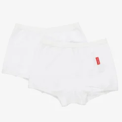 Claesens Underwear*Girls White Cotton Knickers (2 Pack)