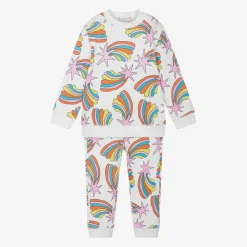 Stella McCartney Kids Tracksuits*Girls White Cotton Tracksuit