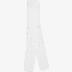 Sevva Tights*Girls White Diamanté Tights