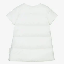 Moncler Enfant Dresses*Girls White Down Padded Dress