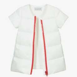 Moncler Enfant Dresses*Girls White Down Padded Dress