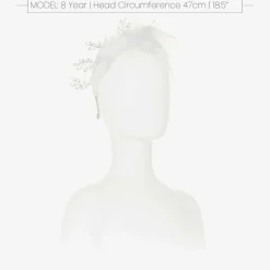 Sienna Likes To Party Hair Accessories*Girls White Feather Hairband