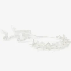 Sienna Likes To Party Hair Accessories*Girls White Flower Garland