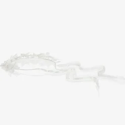 Sienna Likes To Party Hair Accessories*Girls White Flower Garland