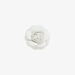 Bowtique London Hair Accessories*Girls White Flower Hair Clip (6cm)