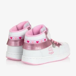 Lelli Kelly Trainers*Girls White Fringed High-Top Trainers