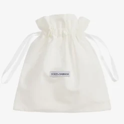 Dolce amp; Gabbana Pumps & Ballerinas|Pumps & Ballerinas*Girls White Leather & Mesh Slingback Pumps