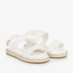 Age of Innocence Sandals|Sandals*Girls White Leather Sandals