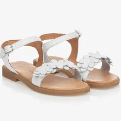 Childrens Classics Sandals|Sandals*Girls White Leather Sandals