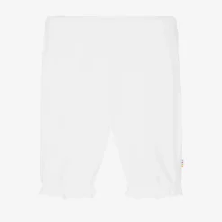 Joha Underwear|Underwear*Girls White Organic Cotton Bloomers