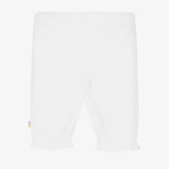 Joha Underwear|Underwear*Girls White Organic Cotton Bloomers