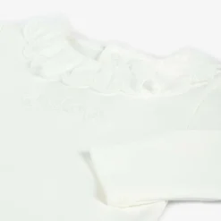 Chloé Babysuits*Girls White Organic Cotton Babysuit Gift Set