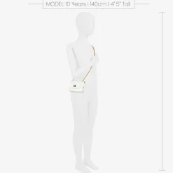 Zaccone Bags*Girls White Patent Leather Bag (12cm)