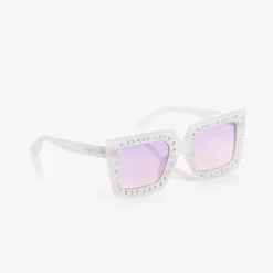 Angels Face Clothing Accessories*Girls White Square Sunglasses (UV400)