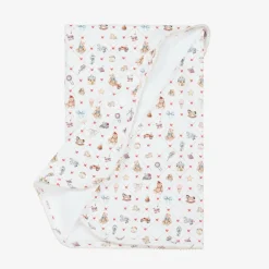 My Little Pie Blankets & Shawls*Girls White Supima Cotton Joys Blanket (80cm)
