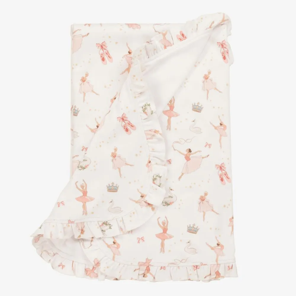 My Little Pie Blankets & Shawls*Girls White Supima Cotton Opera Blanket (82cm)