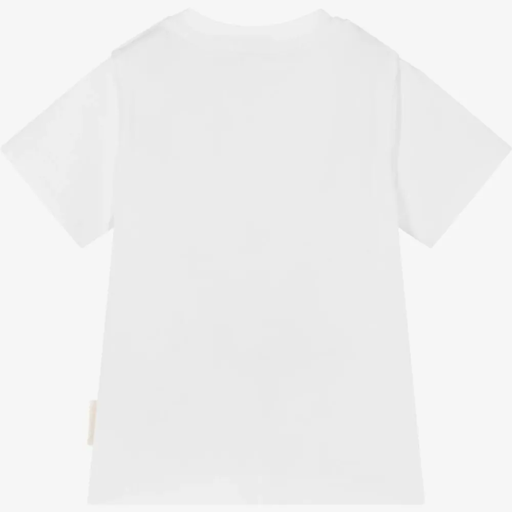 Moncler Enfant Tops*Girls White T-Shirt