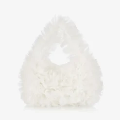 Tutu du Monde Bags*Girls White Tulle Handbag (28cm)