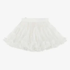 Angels Face Skirts*Girls White Tutu Skirt Snowdrop