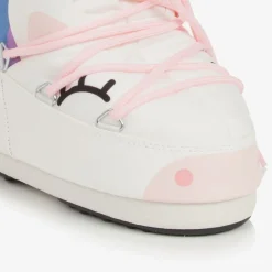 Moon Boot Snow Boots|Snow Boots*Girls White Unicorn Rainbow Snow Boots