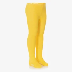 Country Kids Tights|Tights*Girls Yellow Cotton Knitted Tights