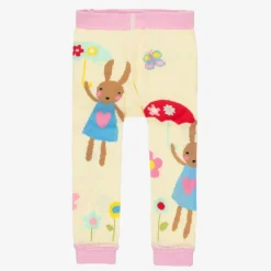 Powell Craft Leggings*Girls Yellow Cotton Leggings