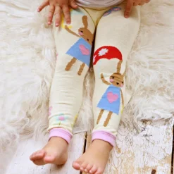 Powell Craft Leggings*Girls Yellow Cotton Leggings