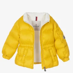 Moncler Enfant Coats & Jackets|Coats & Jackets*Girls Yellow Down Padded Coat