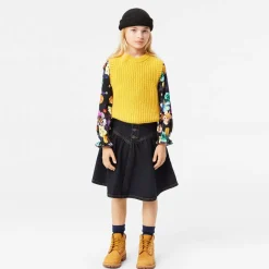 Molo Tops*Girls Yellow Knitted Wool Slipover Brilliance