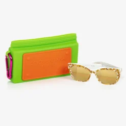 Dolce amp; Gabbana Clothing Accessories*Girls Yellow Majolica Print Sunglasses