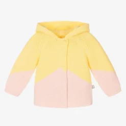 Stella McCartney Kids Tops*Girls Yellow Organic Cotton Cardigan