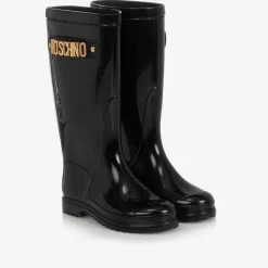 Moschino Rain Boots|Rain Boots*Glossy Black Rain Boots