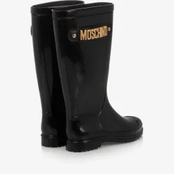 Moschino Rain Boots|Rain Boots*Glossy Black Rain Boots