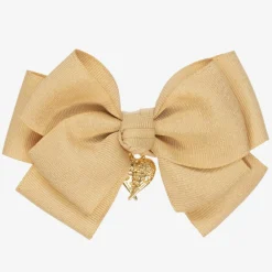 Angels Face Hair Accessories*Bow Hair Clip (11cm) Gold