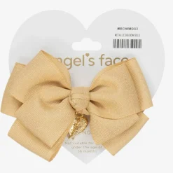 Angels Face Hair Accessories*Bow Hair Clip (11cm) Gold