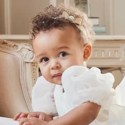 Cute Cute Hair Accessories*Gold Glitter Bow Headband