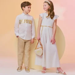 Childrens Classics Loafers & Moccasins|Loafers & Moccasins*Gold Leather Loafers